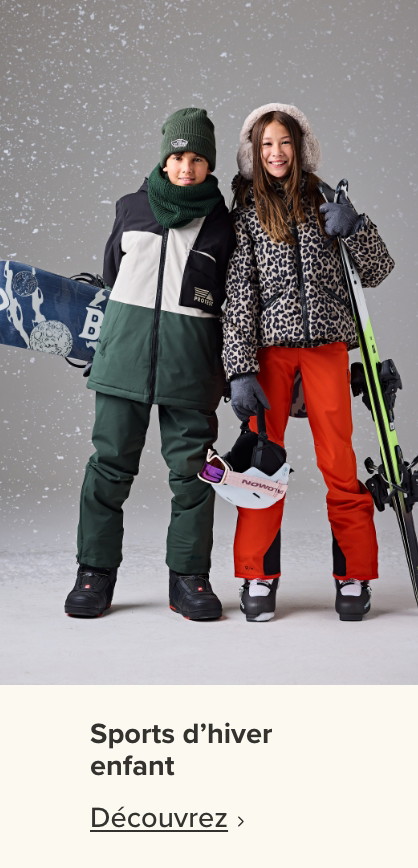 Sports d'hiver enfant